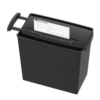 Mini maat 5 vellen Strip gesneden papier Shredder Home Office Gebruik met 10L Basket Bin