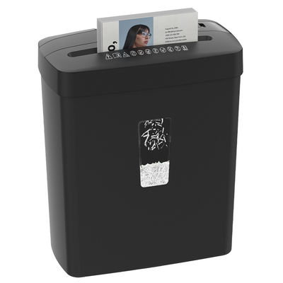C220P-6 Cross Cut Mini 6 Sheets Card Paper Shredder met 13L Basket Bin voor kantoor thuis