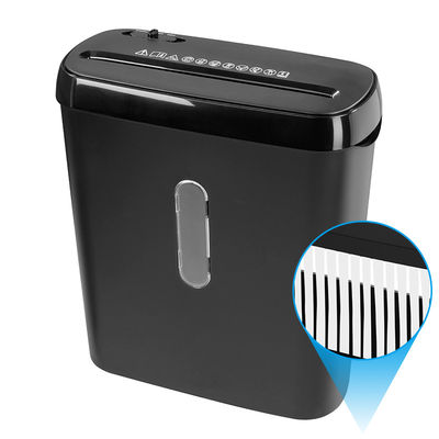 6 vellen strip gesneden papier shredder machine met 8L mini basket bin S636B