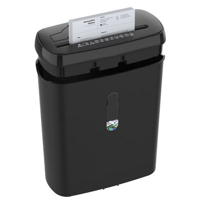 SD108P 8 vellen Strip gesneden kantoorpapier shredder machine voor creditcard documenten en cd-schijf met 11L Bin