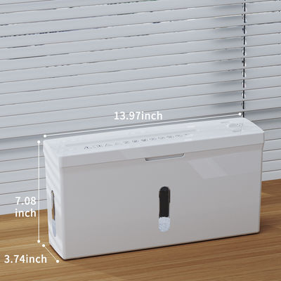 2 blad A4 papier versnipper machine bureaublad type voor kantoor huis CS201C met 4L bin