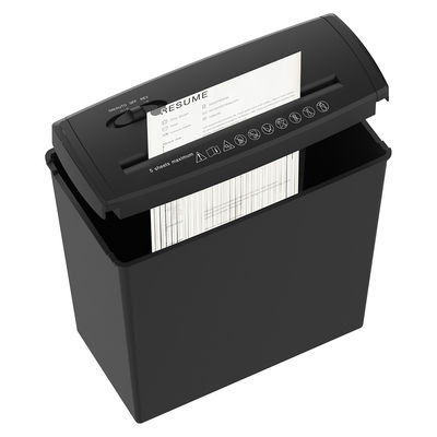 Home office gebruik mini strip gesneden 5 vellen papier shredder met 10L bin S606B