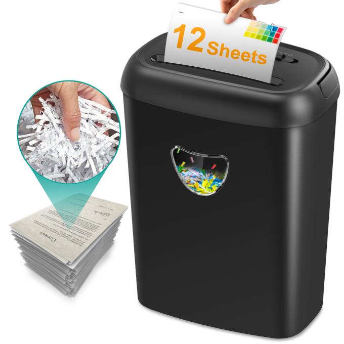 High Volume Cross Cut CD creditcard 12 bladen A4 Commerciële papier versnipper met 25L Bin Capaciteit CD228P 0