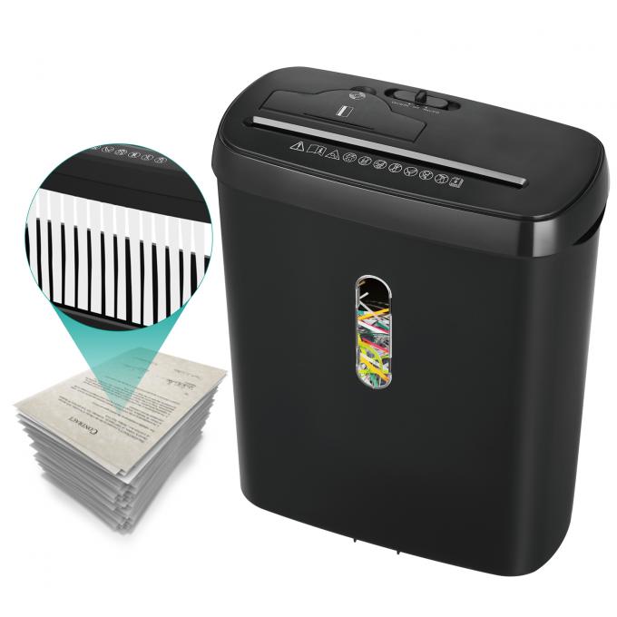 8 vellen strip gesneden commerciële papier shredder met 11L mand voor Home Office SD108P 1