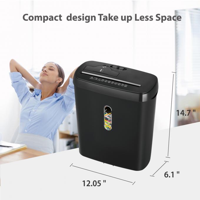 8 vellen strip gesneden commerciële papier shredder met 11L mand voor Home Office SD108P 4