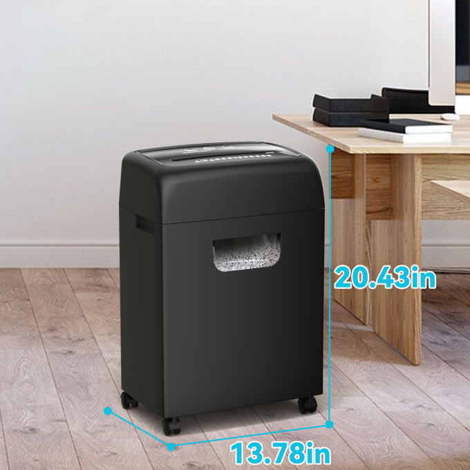 High Capacity Heavy Duty 18 Sheet Paper Credit Card Shredder Cross Cut 20L Paper Shredding Machine voor kantoorgebruik C281P 5