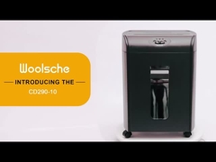 CD290P 10 vellen Micro Cut zwaar werk papier CD shredder met 18 liter uittrekbare container papier shr