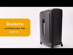 C330P-18 CE/EMC-gecertificeerde zware papiervernielmachine voor bedrijven met 30L uittrekselbak