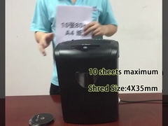 CD218P-10 21L Kofferbak kruis gesneden papier versnipper machine voor thuis kantoor