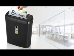 SD108P papierversnipper strip gesneden voor thuis en kantoor met 11L mandenbak